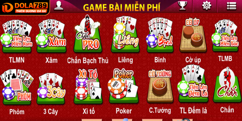 Khám phá các sảnh game đẳng cấp tại game bài DOLA789
